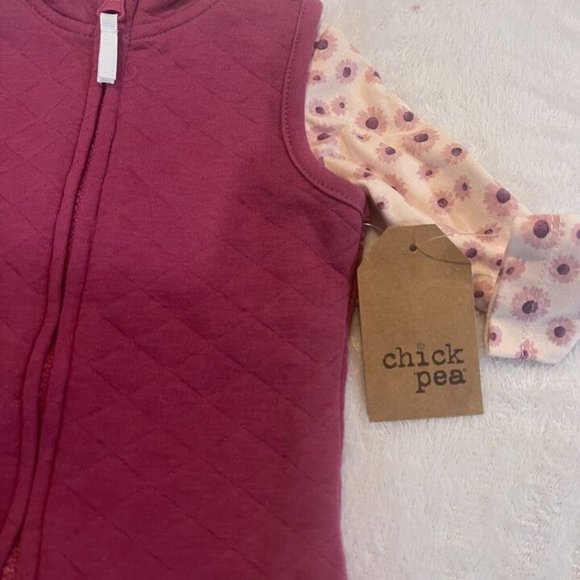 Chickpea 3 Piece baby Outfit 3-6 M NWT - Picture 5 of 6